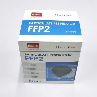 Niet-geweven FFP2-Stofmaskers, het Masker van EN149 FFP2, Earloops-Gezichtsmasker met Niet-geweven Stof en de Stof van Waterelectret Meltblown