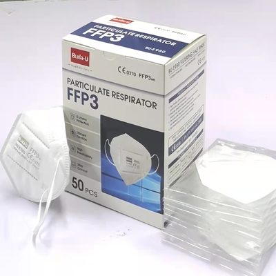 Wegwerp FFP3-gezichtsmasker met oorlussen Beschermingsniveau 99%