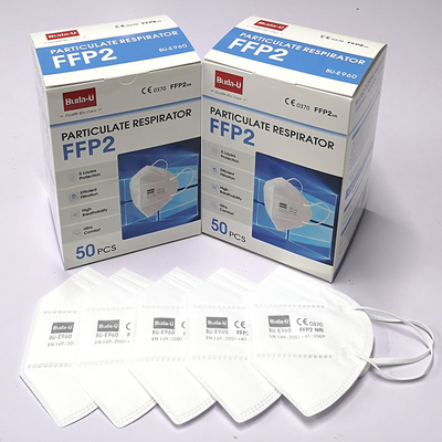 Het Gezichtsmasker van FDA FFP2, 5 van het Ademhalingsapparaatlagen Masker, het Beschermende Masker van FFP2 met CE0370