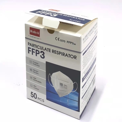 Earloopsffp3 Beschermend Masker, Deeltjes die het Halve Ademhalingsapparaat van het Gezichtsmasker, FFP3-de Filtratieefficiency filtreren van het Gezichtsmasker 99%